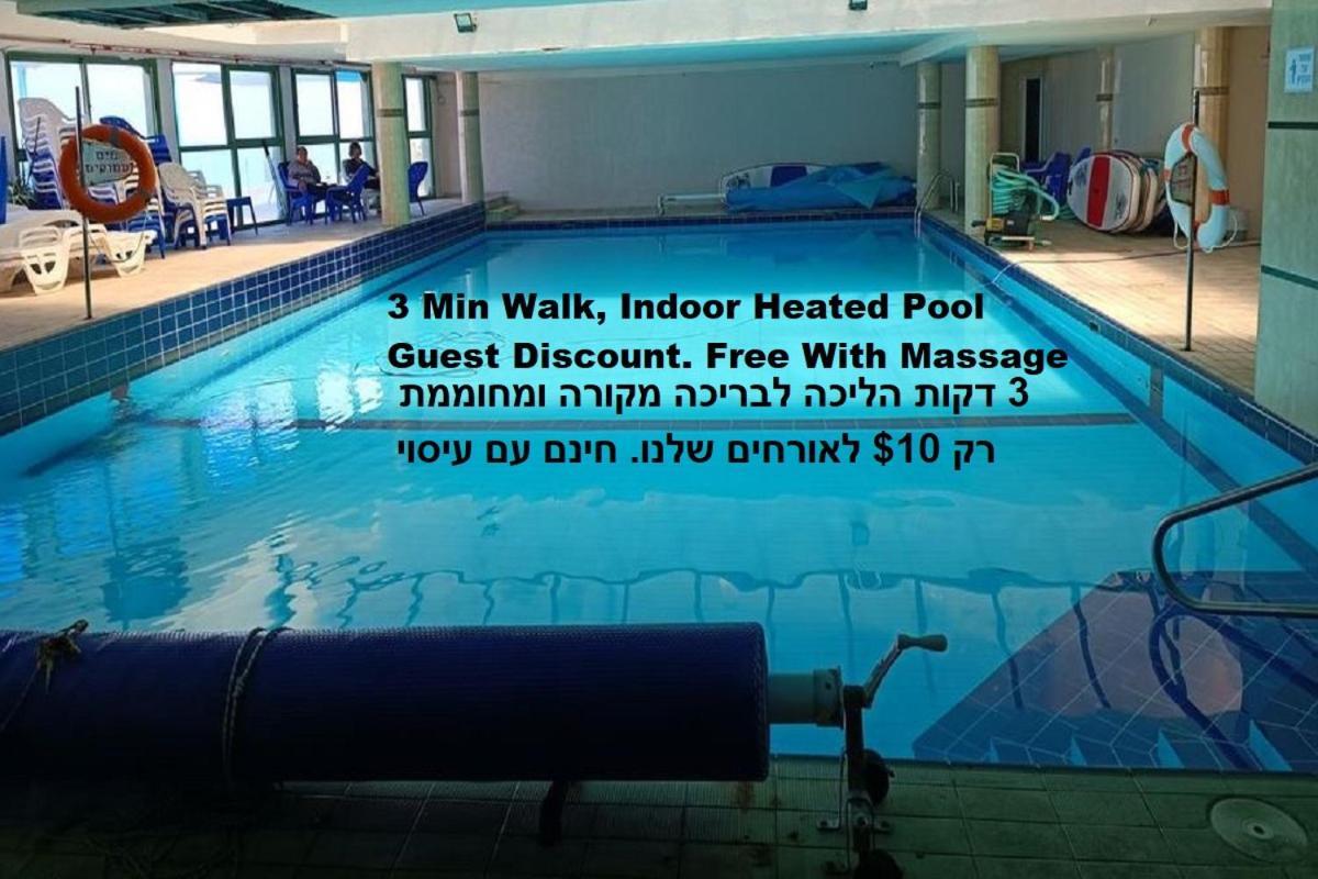 Beach Suite Israel- Best View, Gym, Massage Chair, Low Fee For Off-Site Indoor Pool Spa ביץ סוייט ישראל- נוף ים מאלף, כיסא מסאז, חדר כושר, אפשרות לבריכה מקורה, וספא בתשלום ממש מוזל Ascalón Exterior foto
